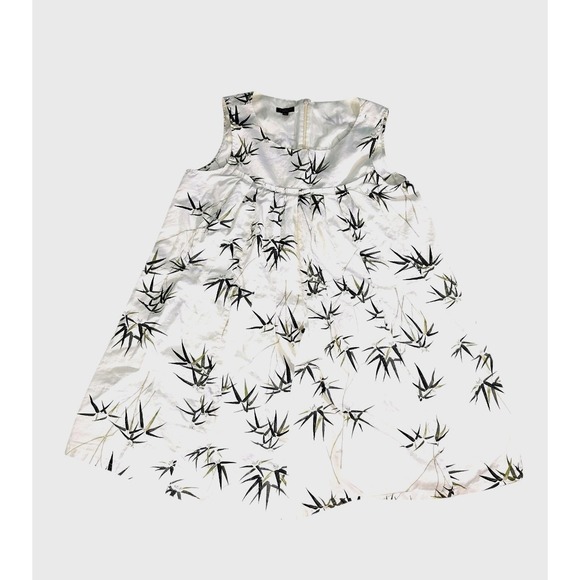 Talbots Tops - Talbots Womens Sleeveless Tunic Blouse Size 12 Bamboo Print Boho‎ Shirt Dressy